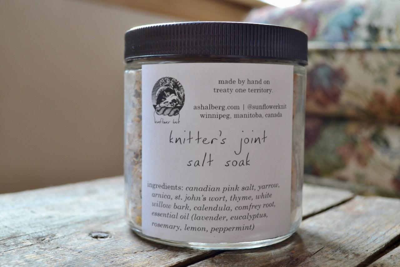 Knitter's Joint Salt Soak